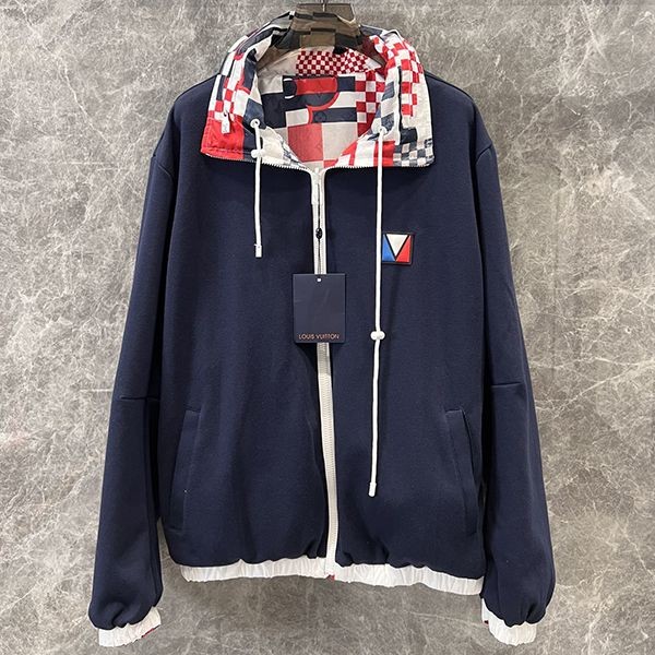 カッコイイ☆ルイヴィトン☆リバーシブル ウインドブレーカー 偽物 1AFVN0